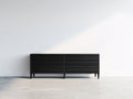 Mobile ingresso-Legno ingegnerizzato-174x39x71 cm-Nero-Contemporaneo