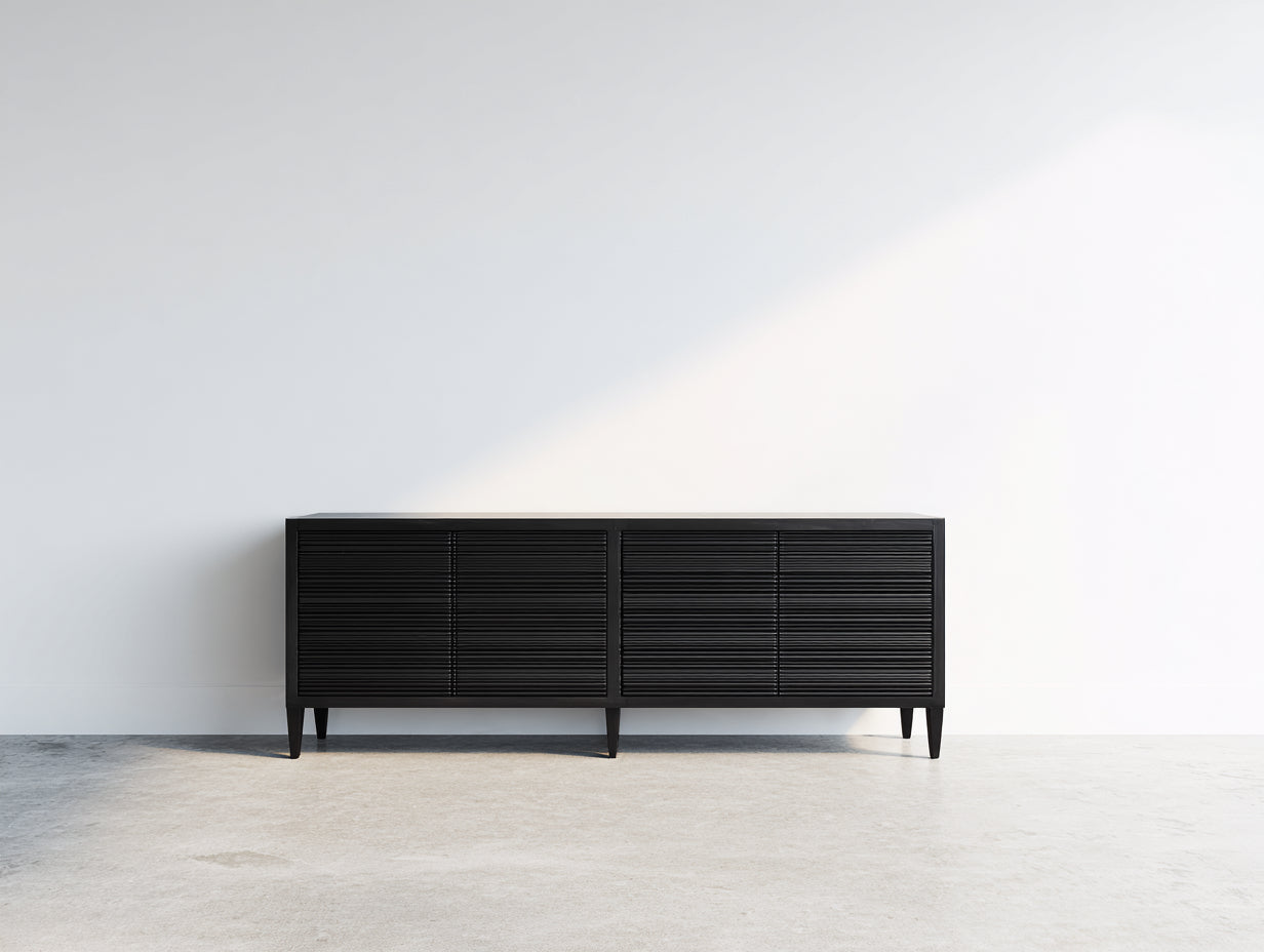 Mobile ingresso-Legno ingegnerizzato-174x39x71 cm-Nero-Contemporaneo